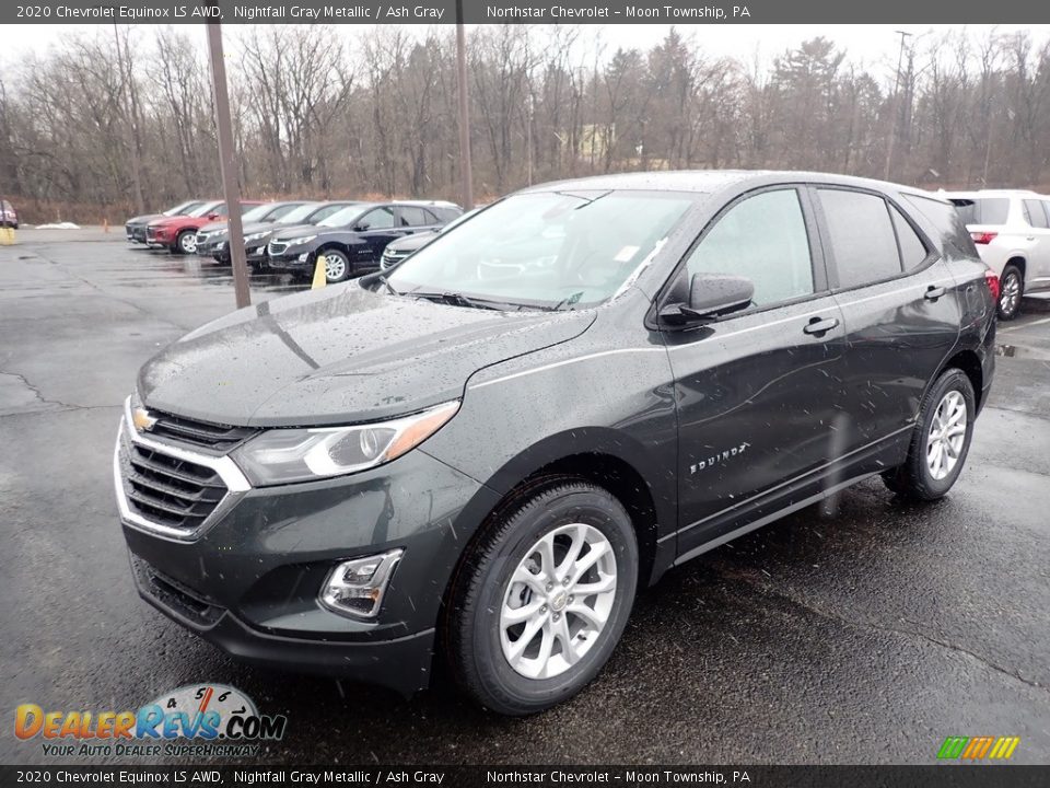 2020 Chevrolet Equinox LS AWD Nightfall Gray Metallic / Ash Gray Photo #1