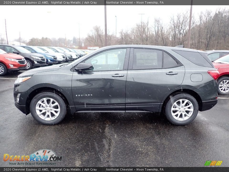 2020 Chevrolet Equinox LS AWD Nightfall Gray Metallic / Ash Gray Photo #2