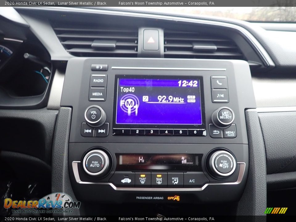 Controls of 2020 Honda Civic LX Sedan Photo #14