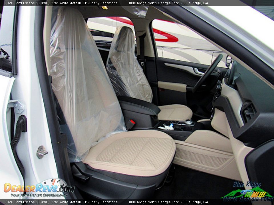2020 Ford Escape SE 4WD Star White Metallic Tri-Coat / Sandstone Photo #11