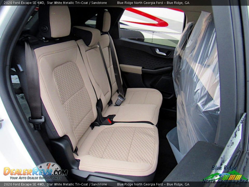 2020 Ford Escape SE 4WD Star White Metallic Tri-Coat / Sandstone Photo #12