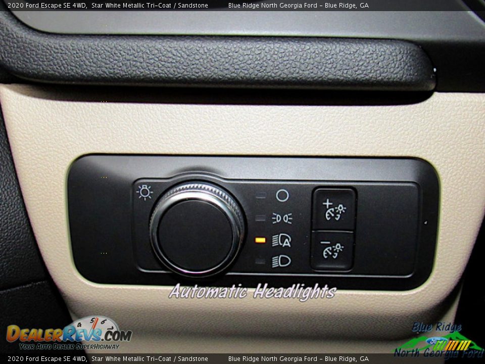 2020 Ford Escape SE 4WD Star White Metallic Tri-Coat / Sandstone Photo #23