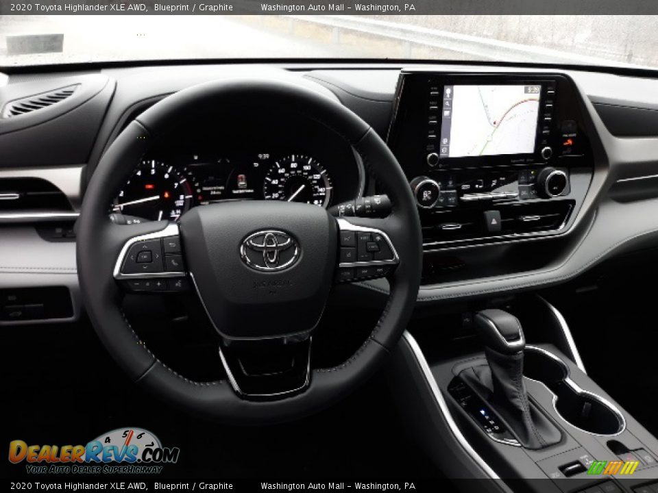 2020 Toyota Highlander XLE AWD Blueprint / Graphite Photo #3