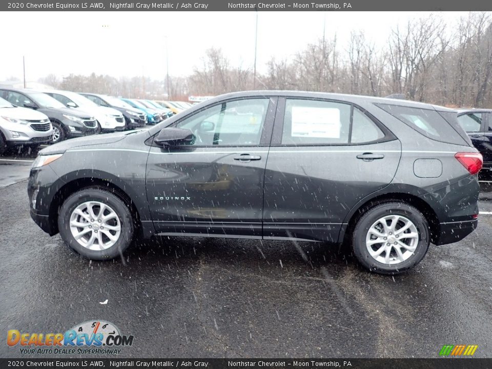 2020 Chevrolet Equinox LS AWD Nightfall Gray Metallic / Ash Gray Photo #2