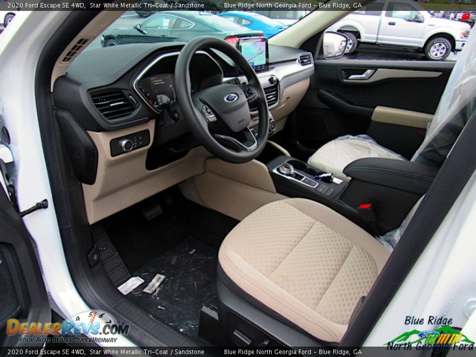 2020 Ford Escape SE 4WD Star White Metallic Tri-Coat / Sandstone Photo #26