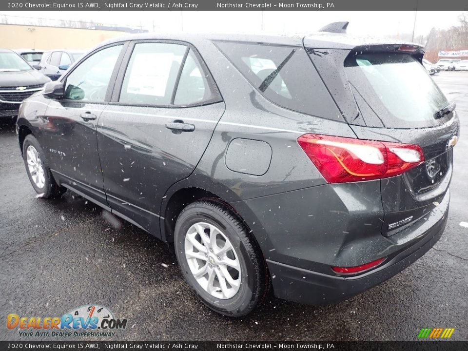 2020 Chevrolet Equinox LS AWD Nightfall Gray Metallic / Ash Gray Photo #3