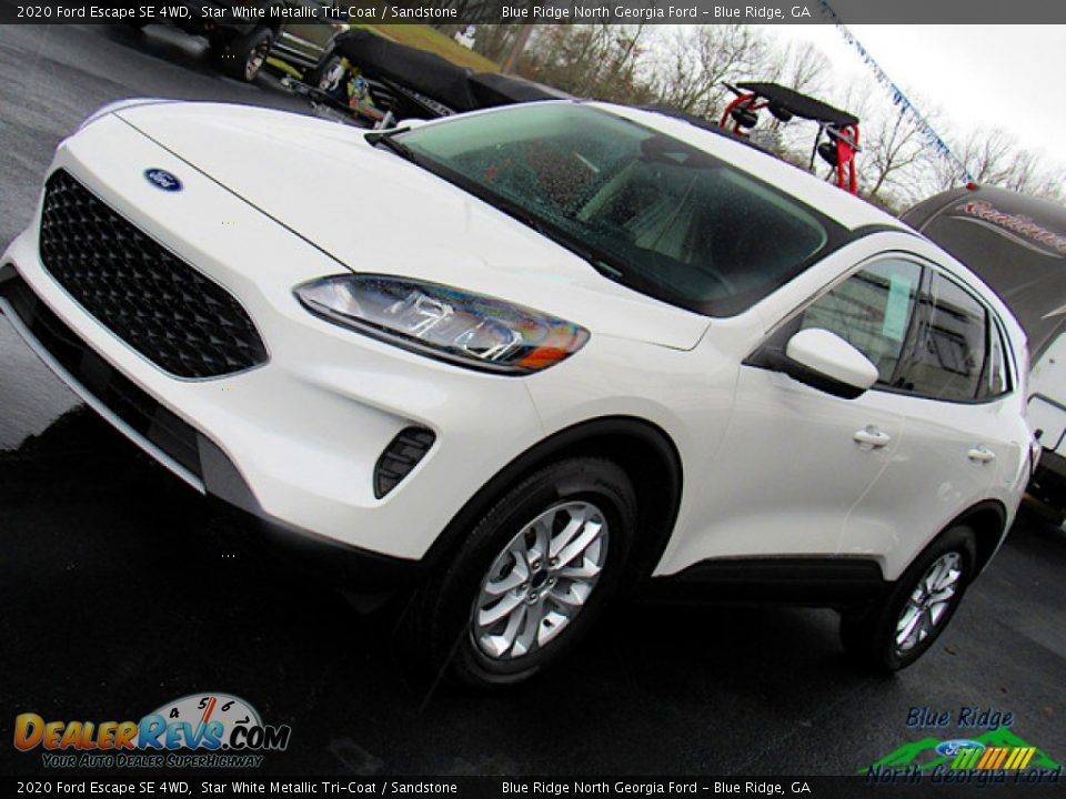 2020 Ford Escape SE 4WD Star White Metallic Tri-Coat / Sandstone Photo #29
