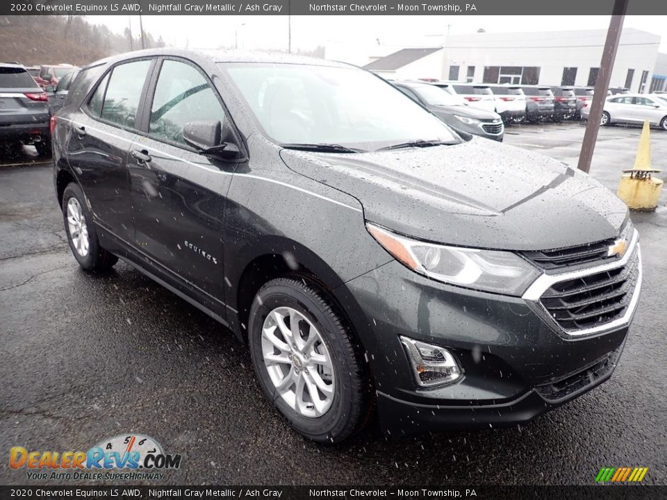 2020 Chevrolet Equinox LS AWD Nightfall Gray Metallic / Ash Gray Photo #7
