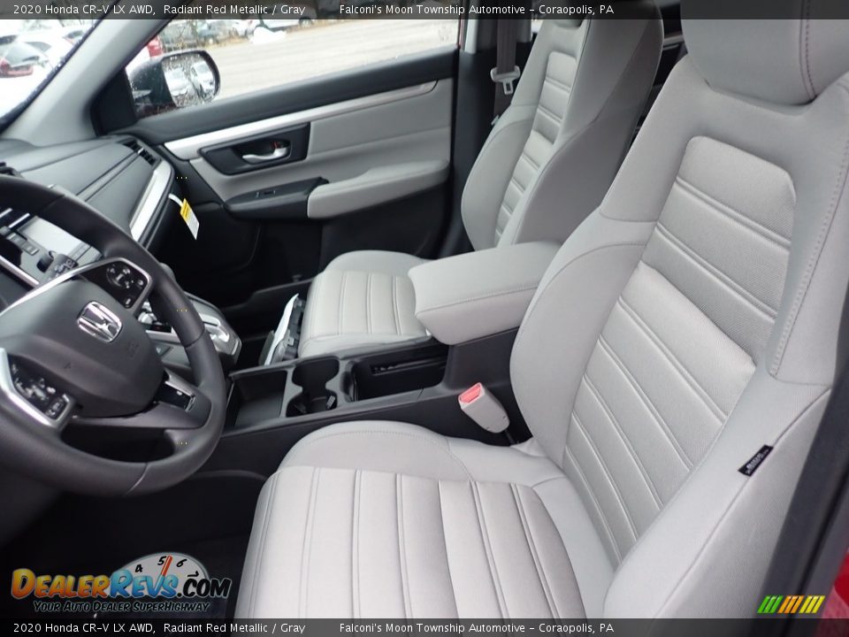 2020 Honda CR-V LX AWD Radiant Red Metallic / Gray Photo #8