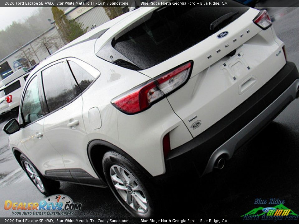 2020 Ford Escape SE 4WD Star White Metallic Tri-Coat / Sandstone Photo #32