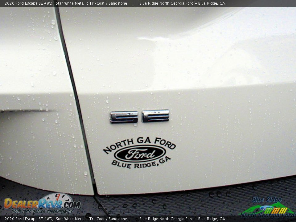 2020 Ford Escape SE 4WD Star White Metallic Tri-Coat / Sandstone Photo #33