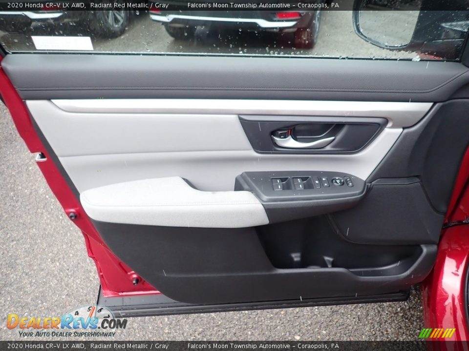 2020 Honda CR-V LX AWD Radiant Red Metallic / Gray Photo #11