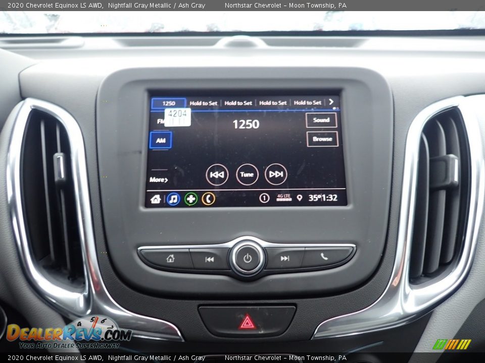 2020 Chevrolet Equinox LS AWD Nightfall Gray Metallic / Ash Gray Photo #16