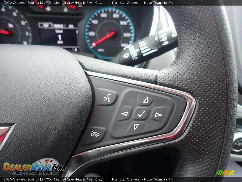 2020 Chevrolet Equinox LS AWD Nightfall Gray Metallic / Ash Gray Photo #18