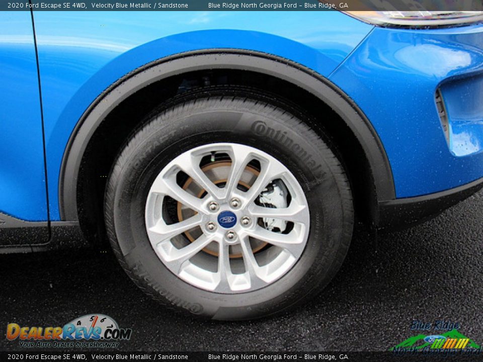 2020 Ford Escape SE 4WD Velocity Blue Metallic / Sandstone Photo #9