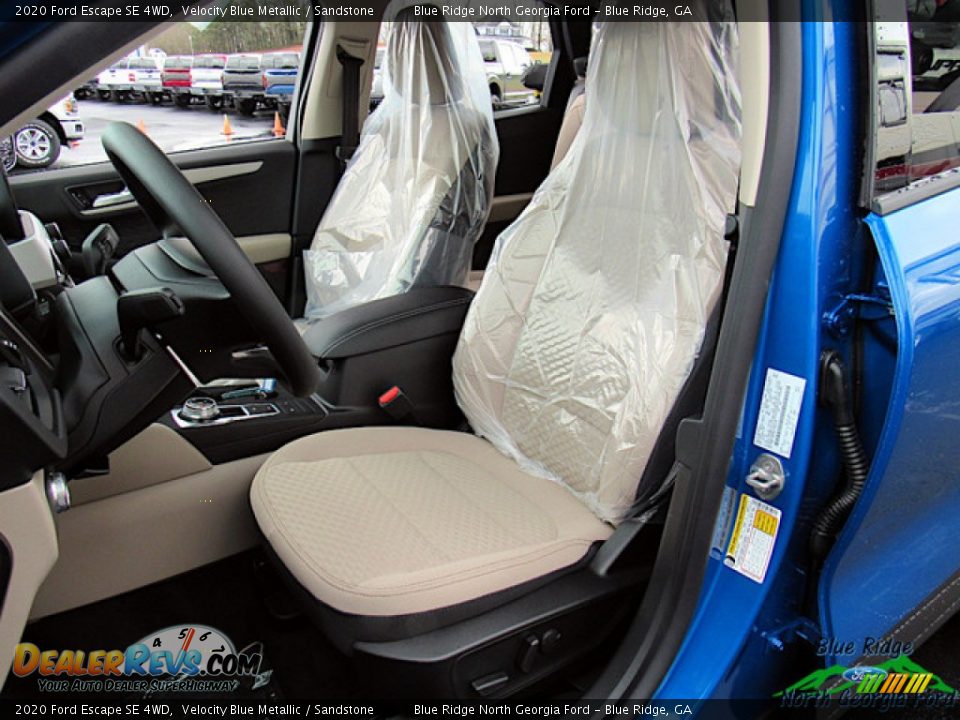 2020 Ford Escape SE 4WD Velocity Blue Metallic / Sandstone Photo #10