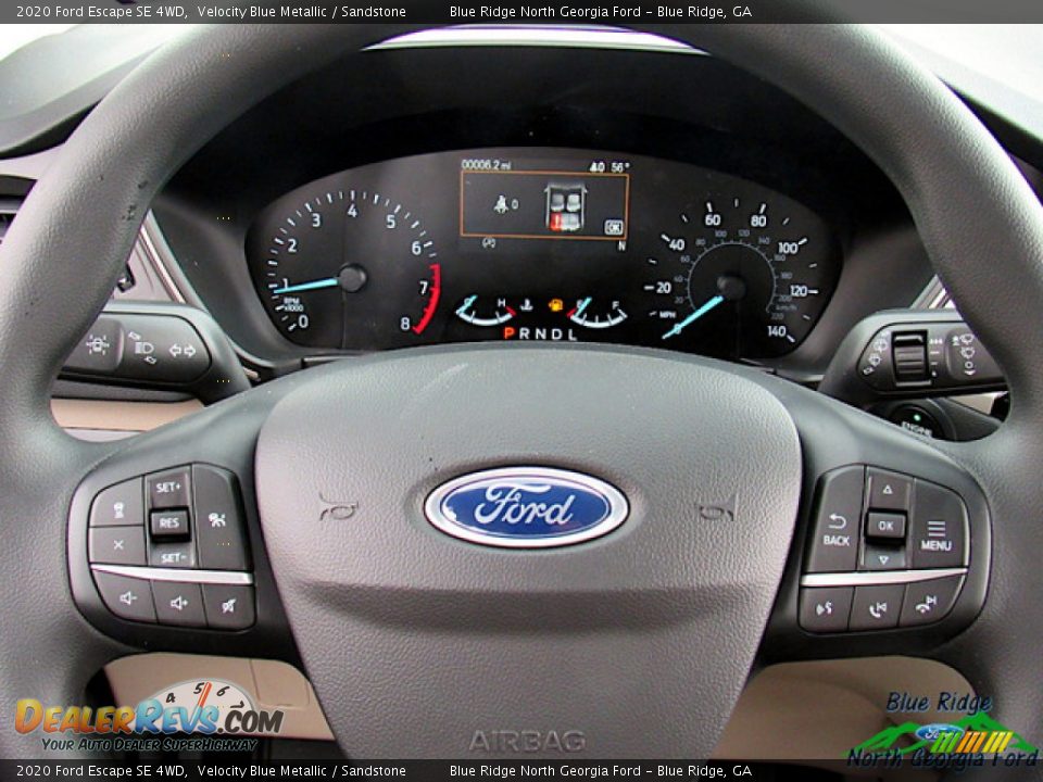 2020 Ford Escape SE 4WD Velocity Blue Metallic / Sandstone Photo #17
