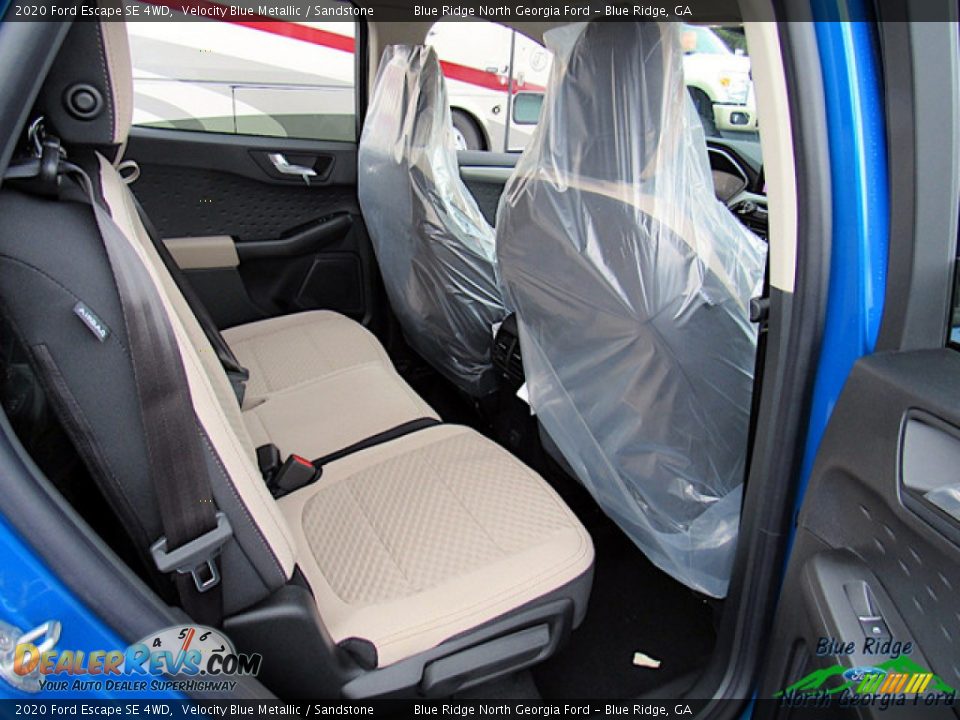 2020 Ford Escape SE 4WD Velocity Blue Metallic / Sandstone Photo #29