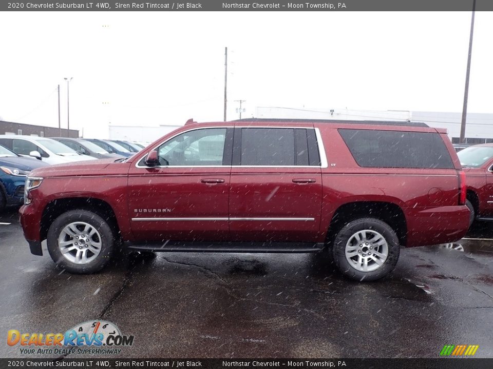 Siren Red Tintcoat 2020 Chevrolet Suburban LT 4WD Photo #2