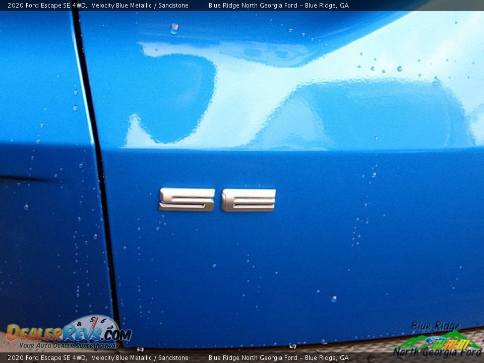 2020 Ford Escape SE 4WD Velocity Blue Metallic / Sandstone Photo #34
