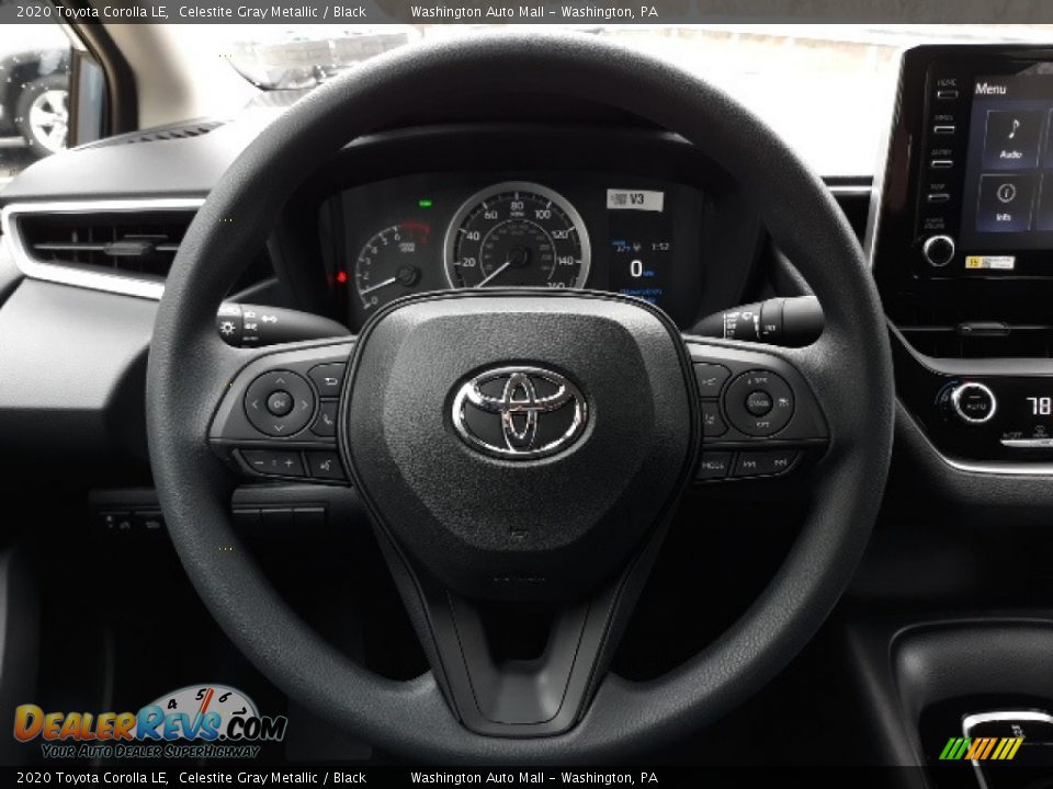 2020 Toyota Corolla LE Celestite Gray Metallic / Black Photo #4