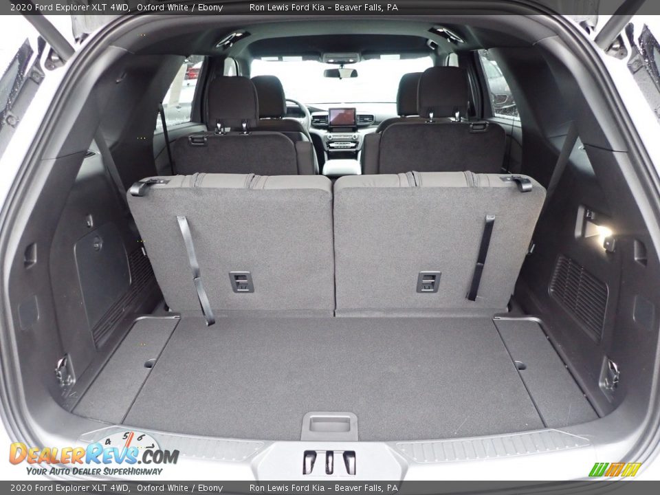 2020 Ford Explorer XLT 4WD Oxford White / Ebony Photo #4