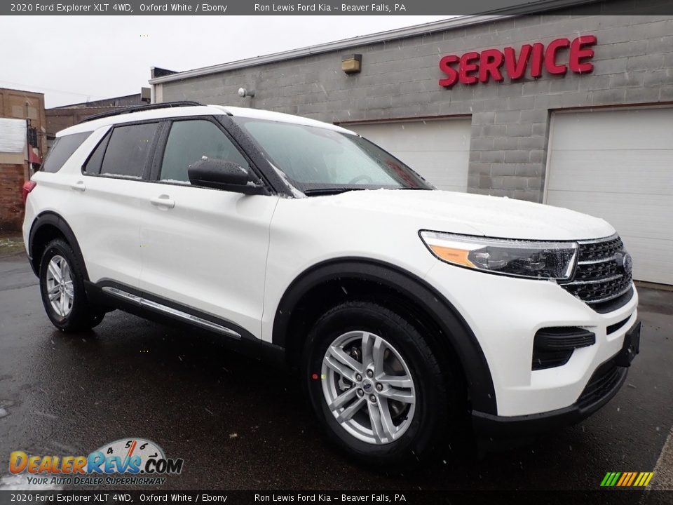Oxford White 2020 Ford Explorer XLT 4WD Photo #9