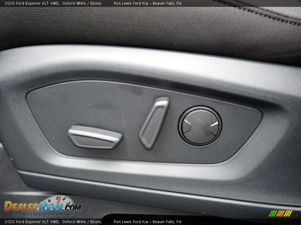 2020 Ford Explorer XLT 4WD Oxford White / Ebony Photo #11