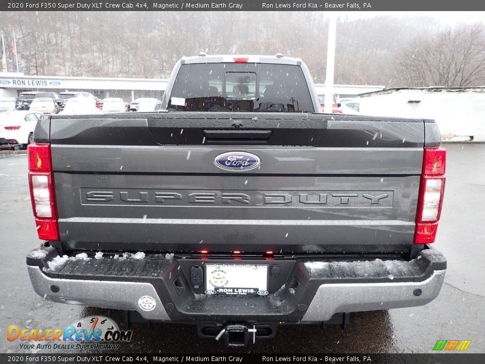2020 Ford F350 Super Duty XLT Crew Cab 4x4 Magnetic / Medium Earth Gray Photo #3