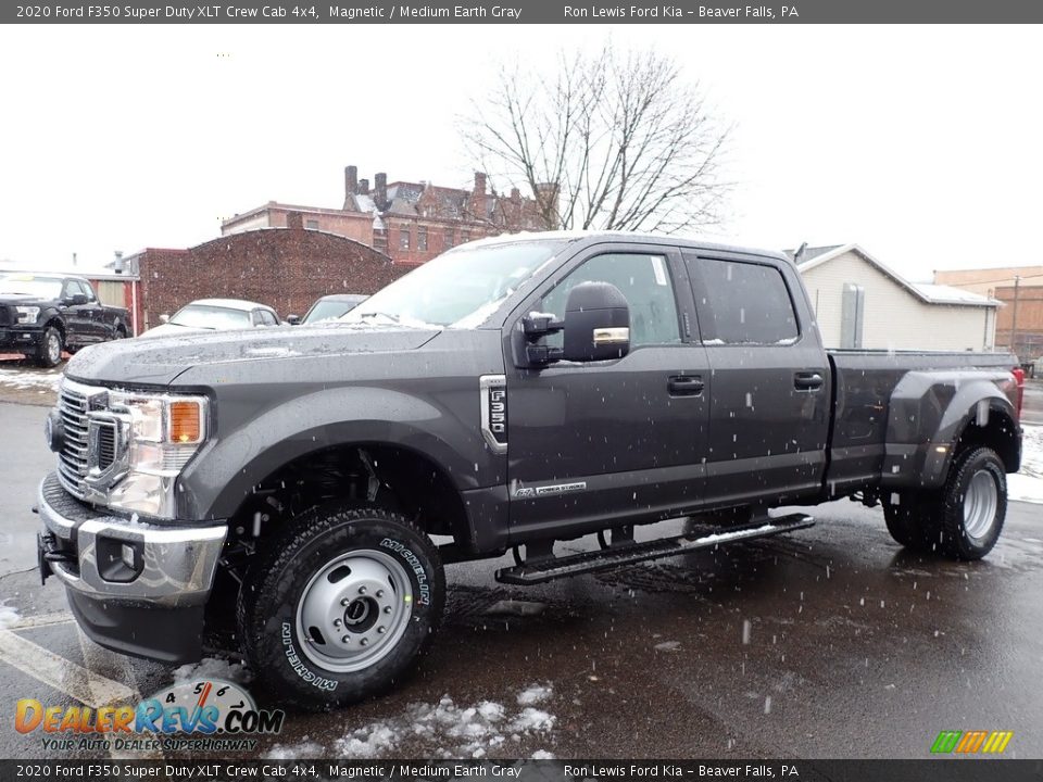 2020 Ford F350 Super Duty XLT Crew Cab 4x4 Magnetic / Medium Earth Gray Photo #6