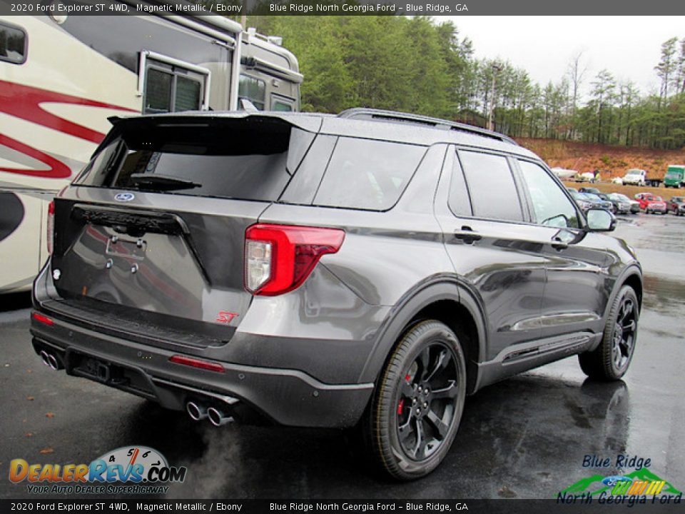 2020 Ford Explorer ST 4WD Magnetic Metallic / Ebony Photo #5