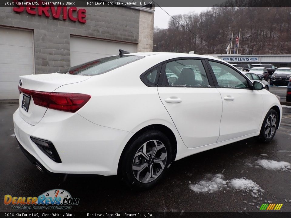 2020 Kia Forte LXS Clear White / Black Photo #2