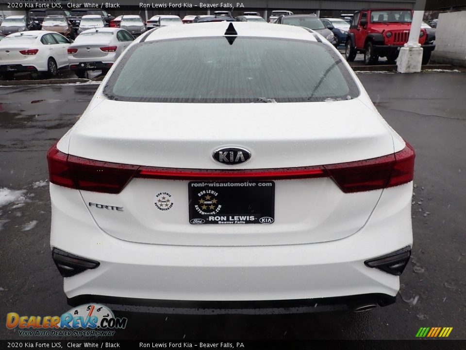 2020 Kia Forte LXS Clear White / Black Photo #3