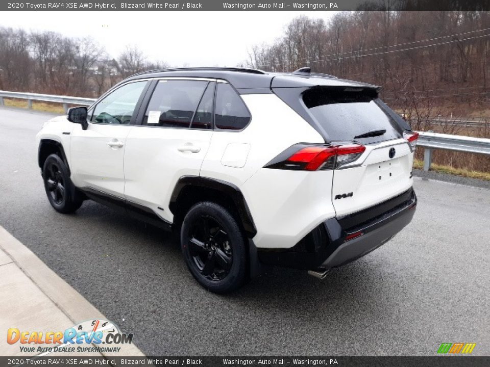 2020 Toyota RAV4 XSE AWD Hybrid Blizzard White Pearl / Black Photo #2