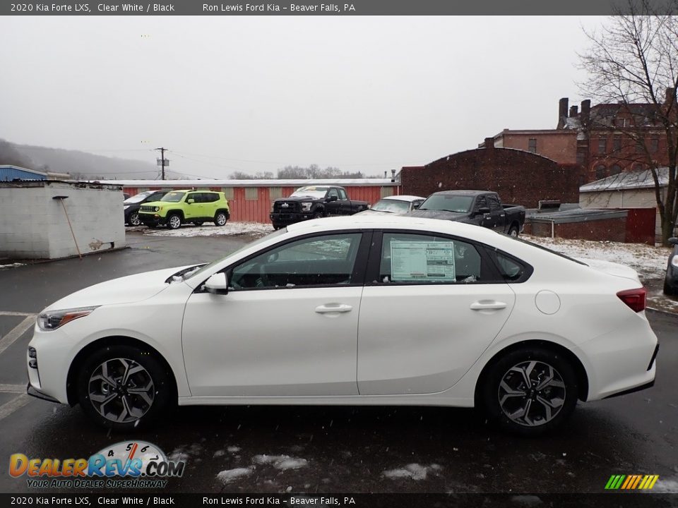 2020 Kia Forte LXS Clear White / Black Photo #6