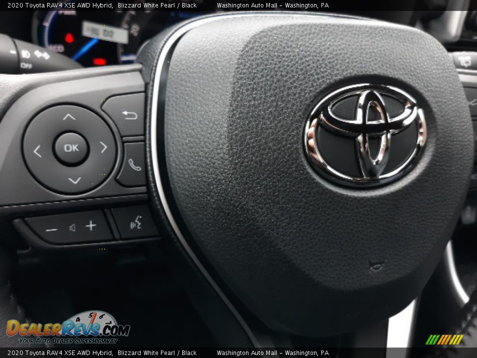 2020 Toyota RAV4 XSE AWD Hybrid Blizzard White Pearl / Black Photo #5