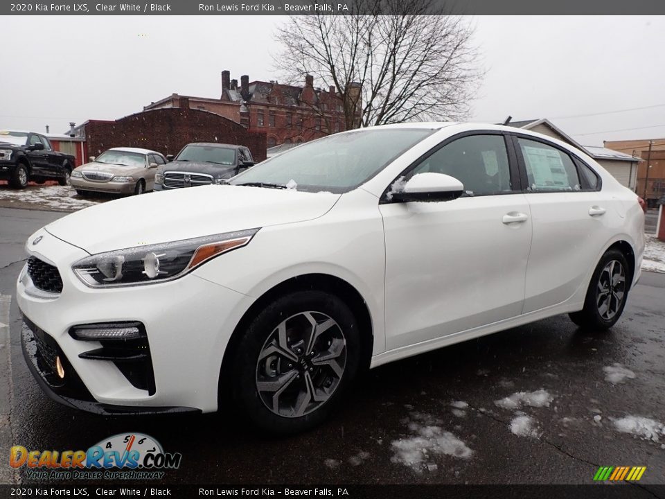 2020 Kia Forte LXS Clear White / Black Photo #7