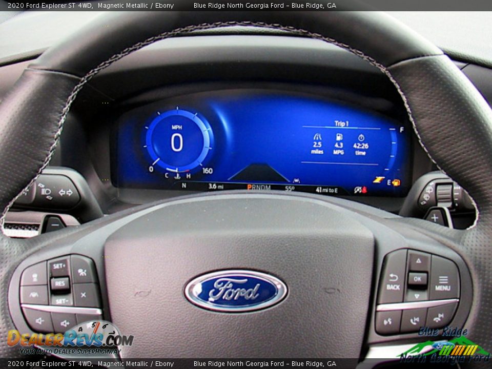 2020 Ford Explorer ST 4WD Magnetic Metallic / Ebony Photo #19