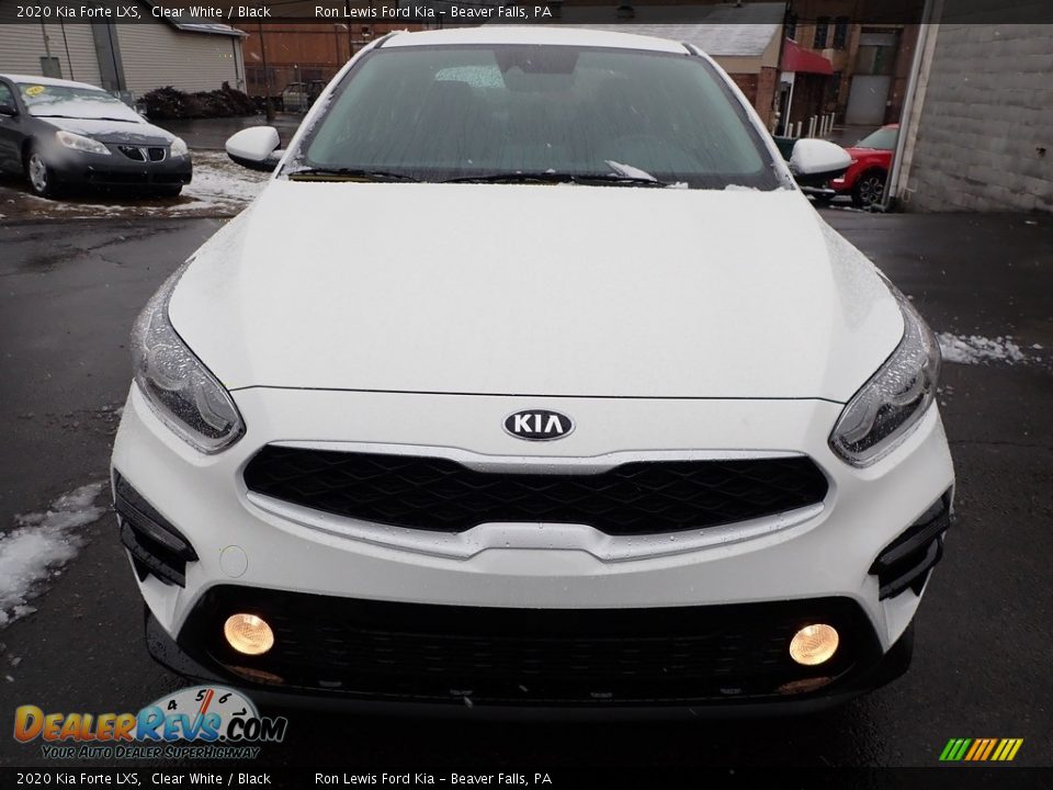 2020 Kia Forte LXS Clear White / Black Photo #8