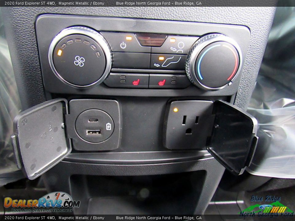 2020 Ford Explorer ST 4WD Magnetic Metallic / Ebony Photo #21