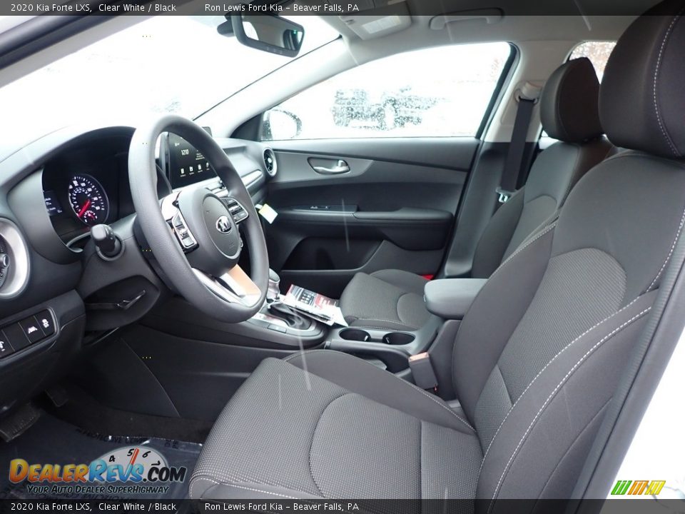 2020 Kia Forte LXS Clear White / Black Photo #12