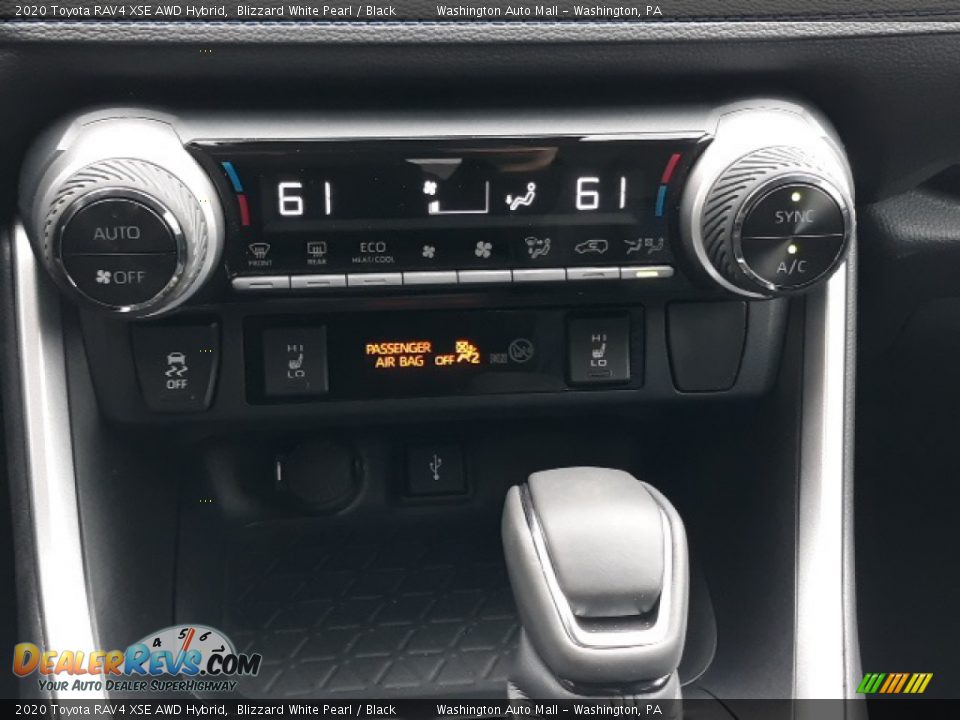 2020 Toyota RAV4 XSE AWD Hybrid Blizzard White Pearl / Black Photo #13