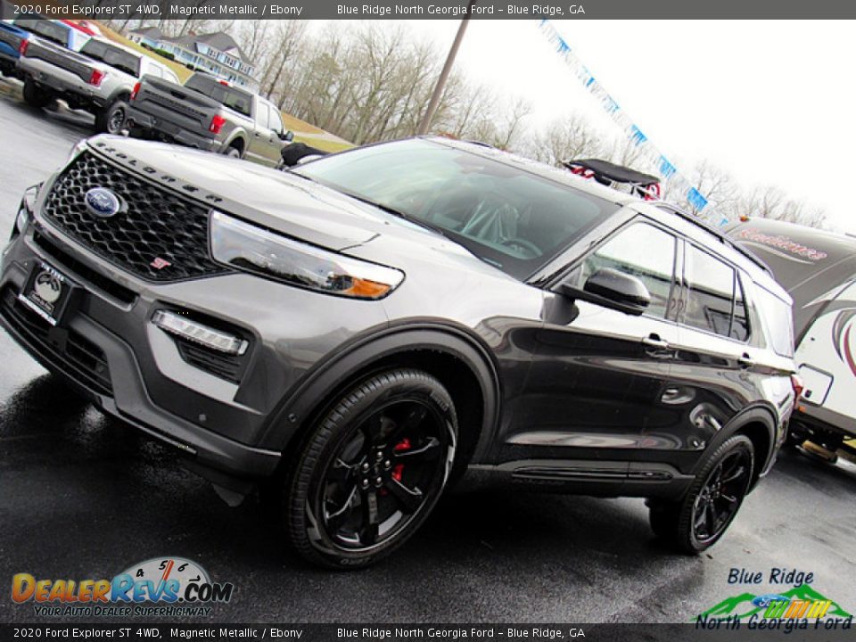 2020 Ford Explorer ST 4WD Magnetic Metallic / Ebony Photo #31