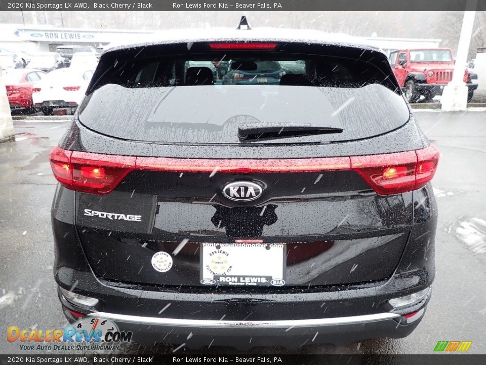 2020 Kia Sportage LX AWD Black Cherry / Black Photo #3