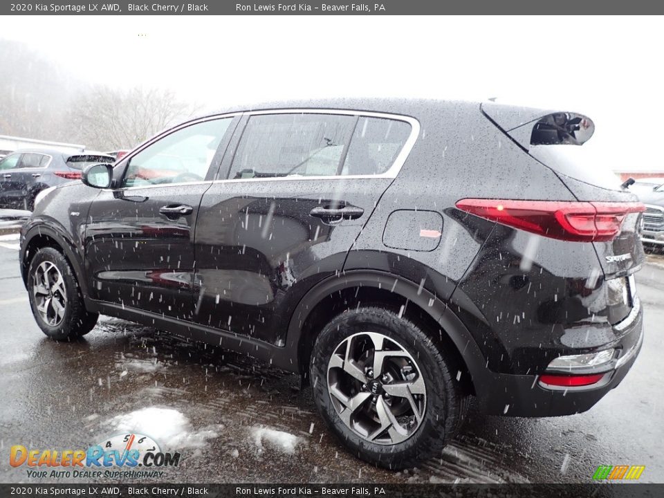 2020 Kia Sportage LX AWD Black Cherry / Black Photo #5