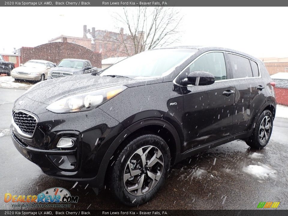 2020 Kia Sportage LX AWD Black Cherry / Black Photo #7