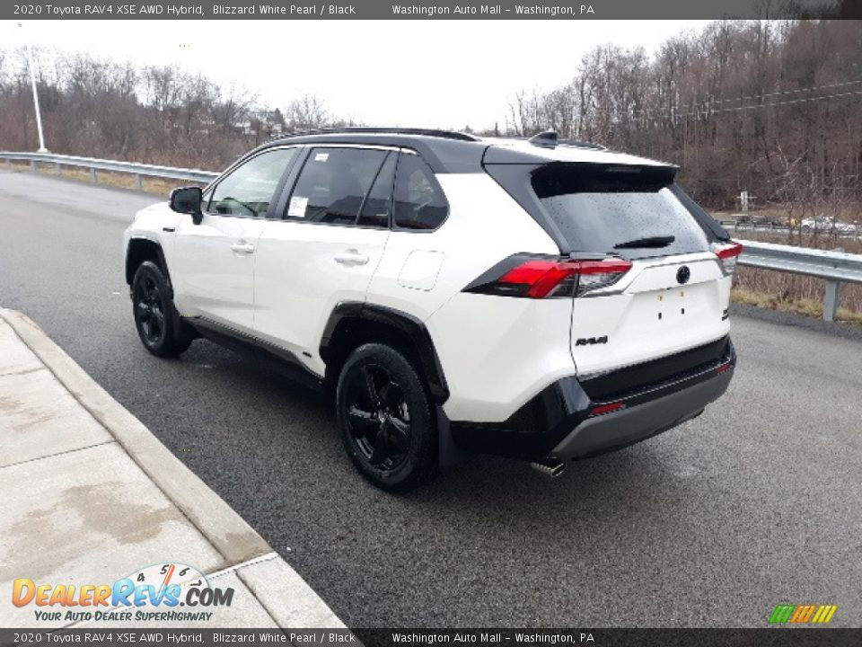 2020 Toyota RAV4 XSE AWD Hybrid Blizzard White Pearl / Black Photo #2