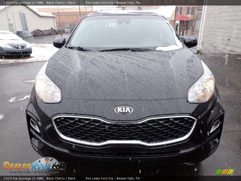 2020 Kia Sportage LX AWD Black Cherry / Black Photo #8