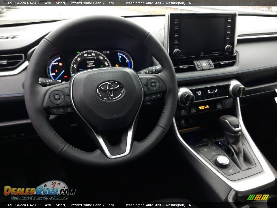 2020 Toyota RAV4 XSE AWD Hybrid Blizzard White Pearl / Black Photo #3