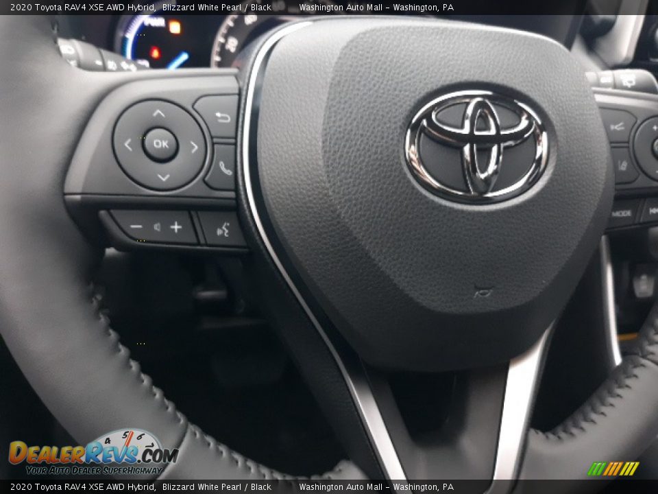 2020 Toyota RAV4 XSE AWD Hybrid Blizzard White Pearl / Black Photo #5